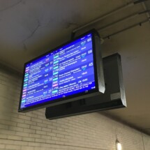 Afficheur IC 46'' COTEP - gamme indoor (Gare routière SAMES - Paris Bercy)