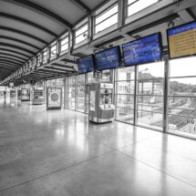 Afficheur IC 46'' COTEP - gamme indoor (Gare SNCF Versailles Chantiers)