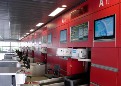écrans téléaffichage COTEP aéroport de Toulouse